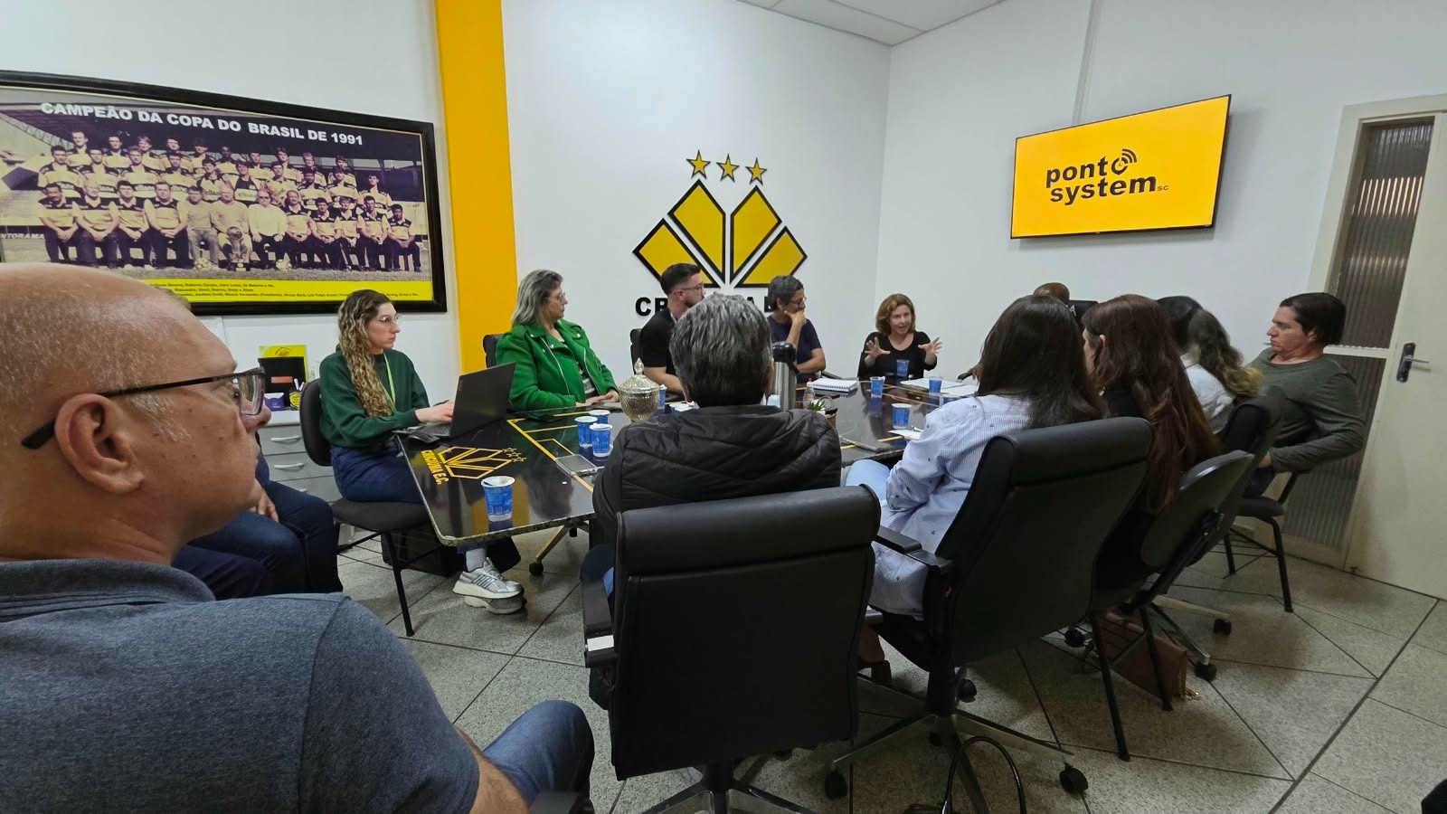 No momento, você está visualizando Reunião define ações para garantir o bem-estar de gatos que vivem no Estádio Heriberto Hülse